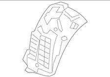 Genuine Land-Rover Front Right Fender Liner LR146222 picture