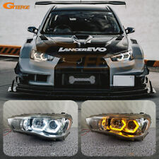 For Mitsubishi Lancer 10 X EVO Concept M4 Iconic Hex LED Angel Eyes Halo Rings picture