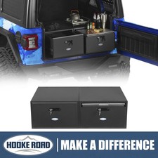 Hooke Road Trunk Dual Sliding Drawer System for 15-26 Jeep Wrangler JK JL 4-Door picture