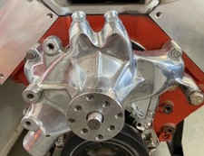 Chevy Big Block Polished Water Pump Long picture