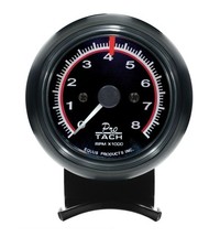 Equus 6086 6000 Series Pro Tach 8,000 RPM Tachometer Black Backlit NOS picture