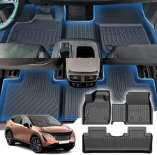 Floor Mats for Nissan Ariya 2023-2026 TPE All Weather Custom Fit Front picture