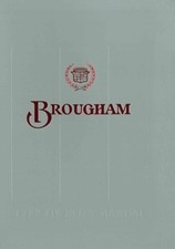 1988 Cadillac Brougham Owner's Manual picture