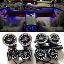 64 Colors Front Rear Air Vent LED Ambient Light For Mercedes Benz S-Class W222 picture