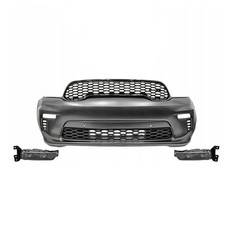 For 2021-2024 DODGE DURANGO HELLCAT SRT FRONT BUMPER COVER Assembly Black Trim picture