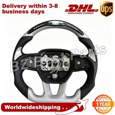 LED carbon fiber  Steering Wheel For Dodge Charger Challenger Durango SRT 15~24 picture