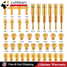 42Pcs Carburetor Jet Kit for Mikuni Main N100.604 VM28/486 VM4/042 VM22/210 USA picture