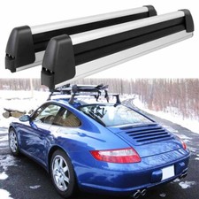 Snowboard Skis Top Roof Rack Carrier Cross Bars w/ Lock For Porsche Carrera GT picture