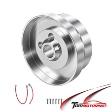 Polished 5 & 6 Hole Steering Wheel Hub Adapter For GM Chevy Ididit Flaming picture