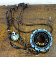 USED OMC 383522 Distributor Cap And 580744 Stator 1970 Johnson/ Evinrude 115hp picture