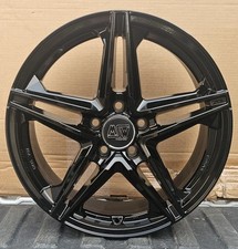 18x8 MSW 31 Black Wheel 5x112 ET45 Twin 5 Spoke Rim W19411503TGB OZ Racing picture