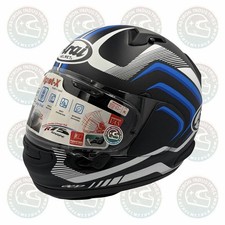 Arai Signet-X Shockwave Blue Frost Motorcycle Helmet - XL - NOS - QR Discount picture