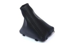Fits 07-15 Audi Q7 Faux Leather Automatic Shift Boot Black picture