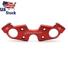 Lowering Triple Tree Front Upper Top Clamp for GSX1300 Hayabusa 1999-2022 Red picture