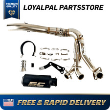 MT-09 2020-2025 for Yamaha MT-09 Exhaust Front Pipe Muffler Tips Whole System picture