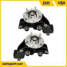 Both Front Steering Knuckle Wheel Hub Bearings Kit for 2012-2018 Ford Focus 2.0L picture