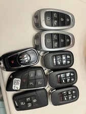 Mixed Lot Of 8 Key Fobs Locked And Needs Reprogramming picture