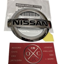 New Genuine OEM 2009-2021 Nissan GT-R Rear Emblem Trunk Badge Logo 09-21 R35 GTR picture