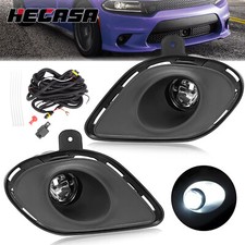 LED Bumper Fog Light Lamp w/ Bracket Wiring Kit For Dodge Charger SRT 2015-2023 picture