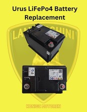 OEM Lamborghini Urus Lithium-Ion 12V Battery 2019-2023 Refurbished picture