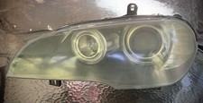 2009-2013 BMW X5 E70 X6 Headlight  LH DRIVER w/ Bulbs & Modules OEM *DMG READ picture