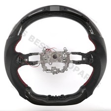 Real Carbon Fiber LED Leather Steering Wheel FOR Honda Civic Type R 2022-2026 picture
