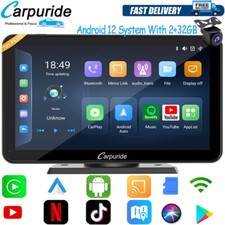 Carpuride 701Plus Dual Bluetooth Wireless Apple CarPlay GPS Android Auto Radio picture