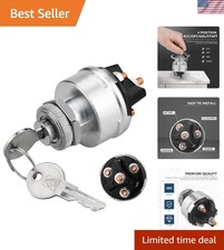 High-Performance 4-Position Ignition Switch with Key - Easy Install 12V Solution picture