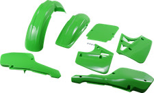 UFO Body Fender Kit Green KAKIT191-026 for 1987 Kawasaki KX 500 250 picture