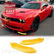  For Dodge Challenger SRT Hellcat 15-2020 Front Bumper Lip Splitter Guard Cover picture