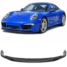 Front Bumper Lip Spoiler For 12-16 Porsche Carrera 911 991 .1, Black PU SP Style picture