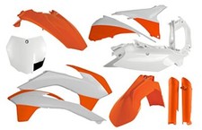 Acerbis Full Plastic Kit (2314334618) Orange For KTM  450/250/150/350 13-14 picture