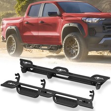 3-Stairs Running Boards For 2015-26 Chevy Colorado GMC Canyon Crew Cab Nerf Bars picture
