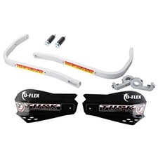 Tusk D-Flex Handguards with MX Shields Black 1 1/8