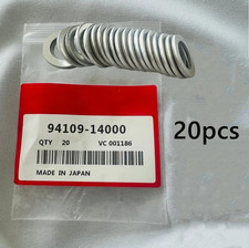 20pcs 14MM OIL DRAIN PLUG CRUSH WASHERS 94109-14000 FOR HONDA/ ACURA NEW picture
