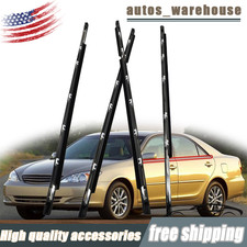 4Pcs Window Molding Trim Weather Strip Seal Strip for 2002-2006 Toyota Camry picture