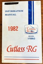 Cessna 172RG Cutlass RG Information Manual 1982 picture