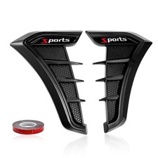 2 PCS Car Side Vent Trim Grille Cover, Waterproof Air Intake Spoiler for Cars SU picture