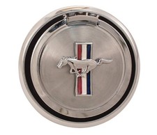 NEW 1970 Ford Mustang Gas Cap Pop Open Style Chrome with Pony Emblem picture