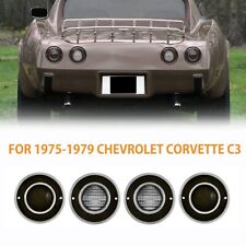 4x Smoked Rear LED Tail Lights Backup Lights For 1975-1979 Chevrolet Corvette C3 picture