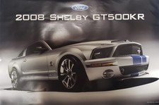 2008 Shelby GT500 KR Mustang Promo Poster * OEM * Ships WORLDWIDE & FREE to USA picture