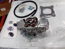 Opened box Aluminum 4 Barrel Double Pumper Race Carburetor 650 CFM BR-67199 picture