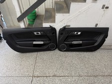 2018-2023 Ford Mustang LH RH California Special Door Panels Pair Red Stitch OEM picture