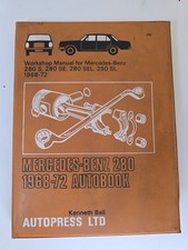1968-1972 Mercedes-Benz 280 SE, SEL, S, SL Models Workshop Manual Autobook picture