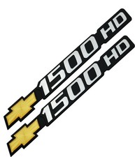 2Pc 2001-2007 Chevy 1500HD Emblem Fit for Silverado Badge 15238446 picture