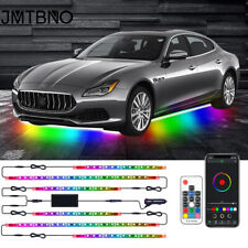 6pcs Car LED Underglow Lights Bluetooth Dream Color Chasing Strip Light Kit APP picture