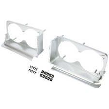 For 1971-1972 Oldsmobile Cutlass F85 Pair Headlight Bezel Headlamp Housings picture