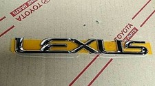 98-07 NEW LEXUS LX470 EMBLEM REAR TRUNK CHROME 99 2002 2003 2004 2005 2006 2007 picture