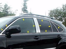 FITS LEXUS RX 2004-2009 POLISHED STAINLESS CHROME WINDOW PACKAGE 20PCS picture