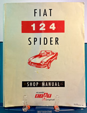 FIAT 124 Spider SHOP MANUAL - 1975-1982 ricambi FIAT A originali -  7 DAY SALE picture